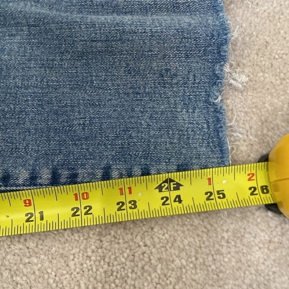 MOTHER The Rascal Ankle Fray in Bonfire Lighting Size 26 flawed see pic - Picture 14 of 16